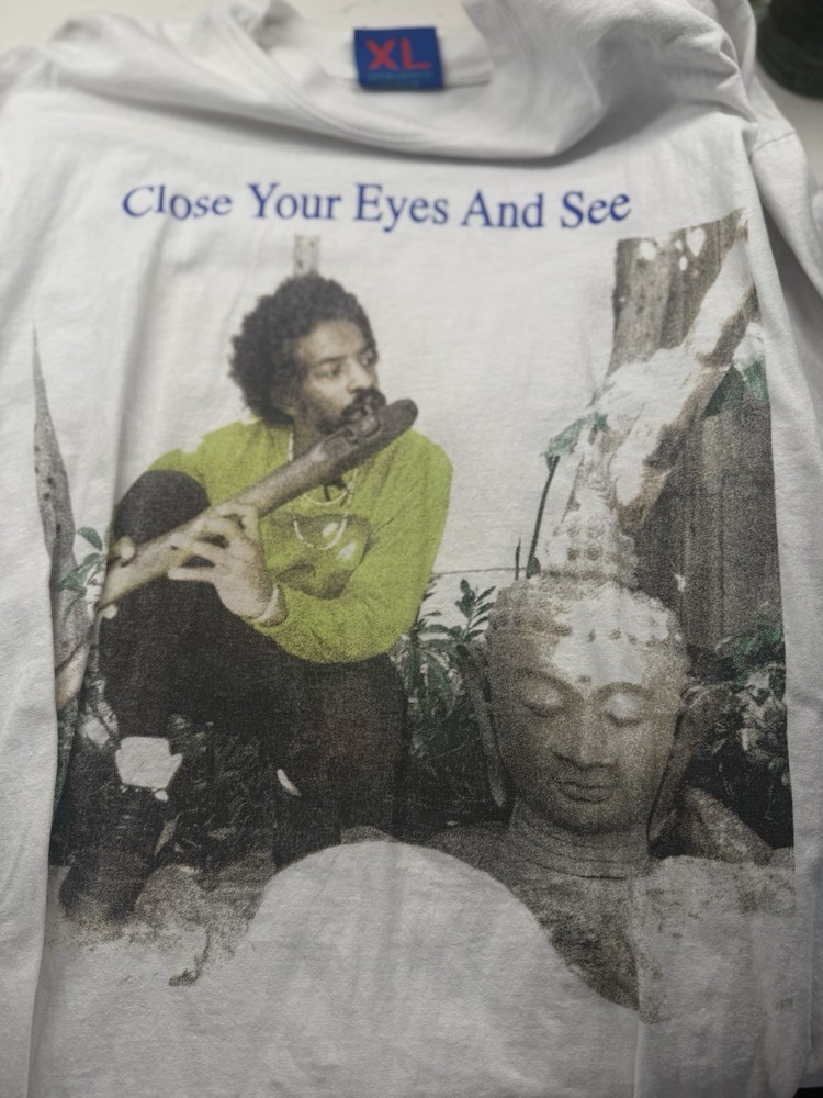 NWT Online Ceramics x Andre 3000 ‘Close Your Eyes And See’ Shirt XL New Blue Sun
