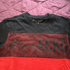 Marc Ecko Cut & Sew Men’s Black/Red Logo Graphic Print Crew Neck T-Shirt