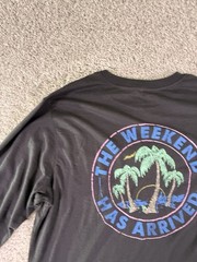 NWT Chubbies T Shirt Men’s Large Long Sleeve The Weekend Has Arrived