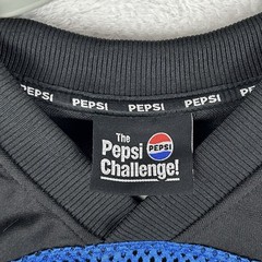 HBCU Pepsi Challenge Football Jersey Blue Size M Cropped Mesh Fabric Graphic