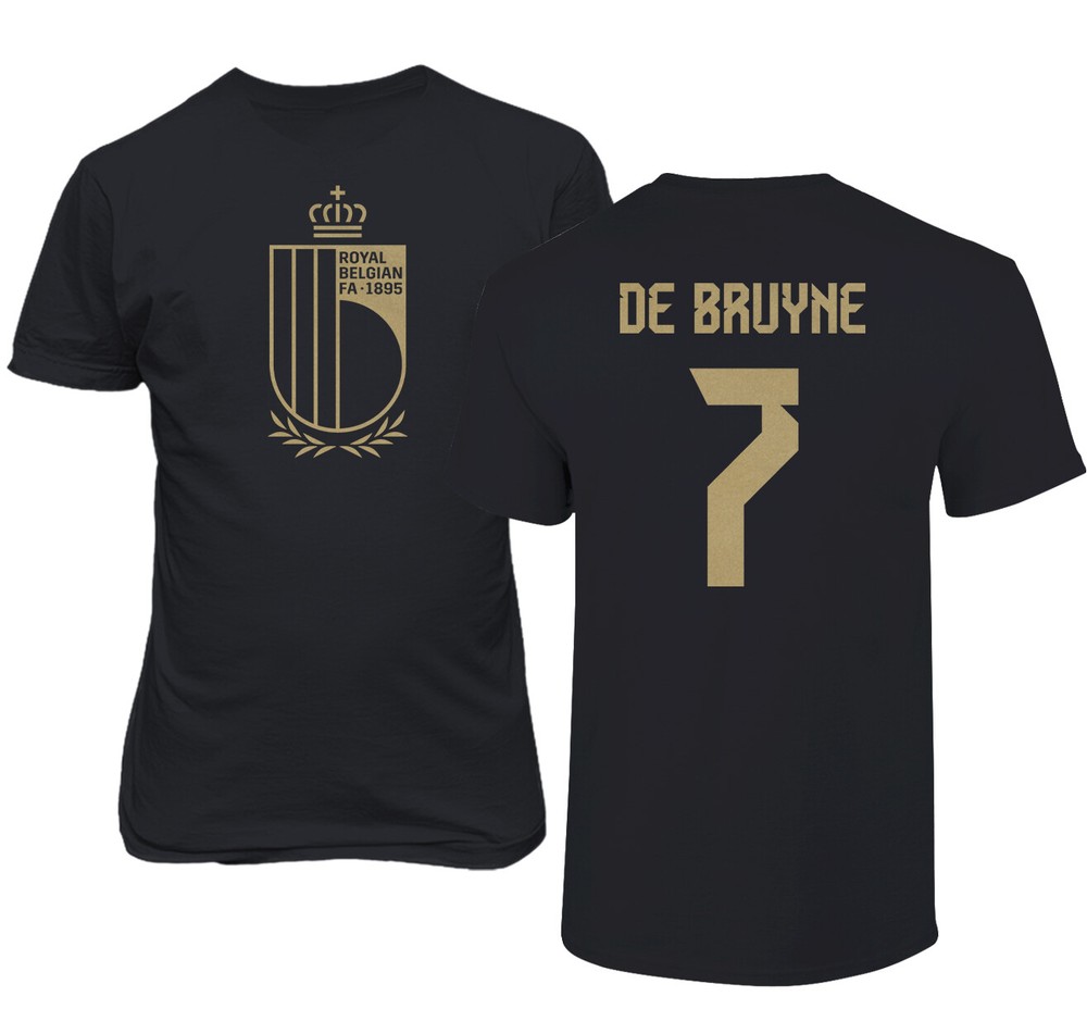 Belgium Soccer #7 Kevin De Bruyne World Football Fans Adult and Youth T-Shirt