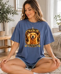 Custom Dog Personalized Pet Comfort Tee Animal Lover Unique Gift
