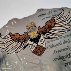 Rebel Spirit T Shirt Men’s 2XL Green Brown Black Yellow Coat of Arms Eagle Used