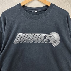 Vintage Dumont Sand Demon Long Sleeve Shirt XL Dune Or Die Skull Flames Y2K