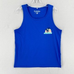 Chubbies Mens Tank Top Size Small Blue Ocean Wave Beach Graphic Sleeveless Tee