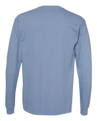 Comfort Colors Garment-Dyed Heavyweight Long Sleeve T-Shirt 6014 Washed Denim Sm
