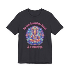 Psychedelic Ganesha T-Shirt | Om Gam Ganapataye Namah Mantra Hindu Tee