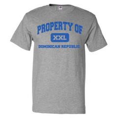 Property of Dominican Republic T shirt Funny Tee