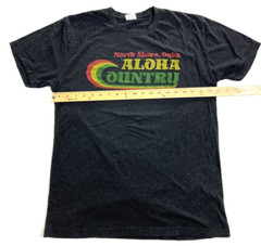 Project Aloha Large T-shirt Dark Gray Wave/Oahu Aloha Country