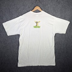 Vintage Taco Bell Shirt Mens XL White 90s Funny Parody Lizard Dog Chihuahua USA