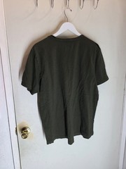 Buck Mason Men’s Crewneck Short Sleeve Tee Dark Green 100% Cotton Size XL