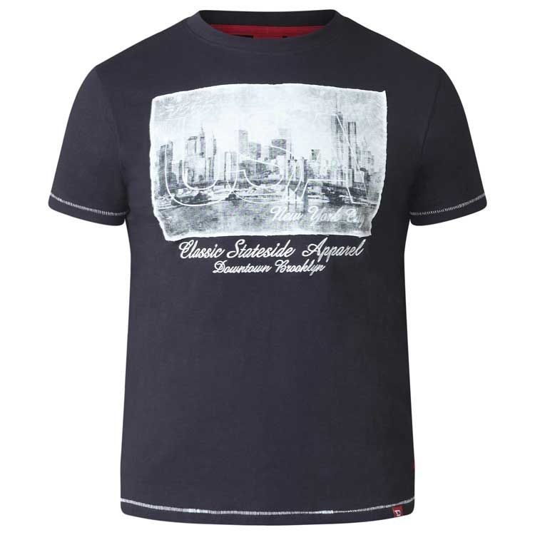 D555 Comfortable Men’s Quality Fashion Tab Branding T-shirt with Round Neck