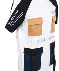 NWT KA-1 King’s Ambition T-SHIRT white short sleeve cotton luxury UAE XS