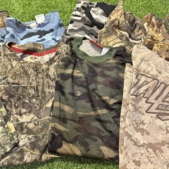 VTG Realtree Mossy Oak Camouflage T-Shirt Men’s Mixed Size Lot of 10 Hunting 90s