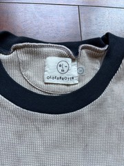 Older Brother Waffle Knit SS Tee Organic Japanese Cotton Hand Dyed Size L fits M