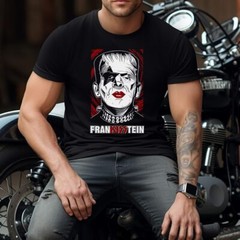 FRANKISSTEIN KISS Horror, Rock, Band T-Shirt Black S-3XL Frankenstein Monster