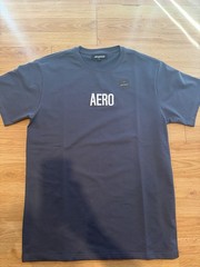 Aéropostale Men’s M Blue Short Sleeve Crew Neck Logo Graphic Print T-Shirt