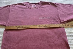 Comfort Colors Merrill Lynch T-Shirt Mens Medium Maroon Corporate Bull Logo Tee