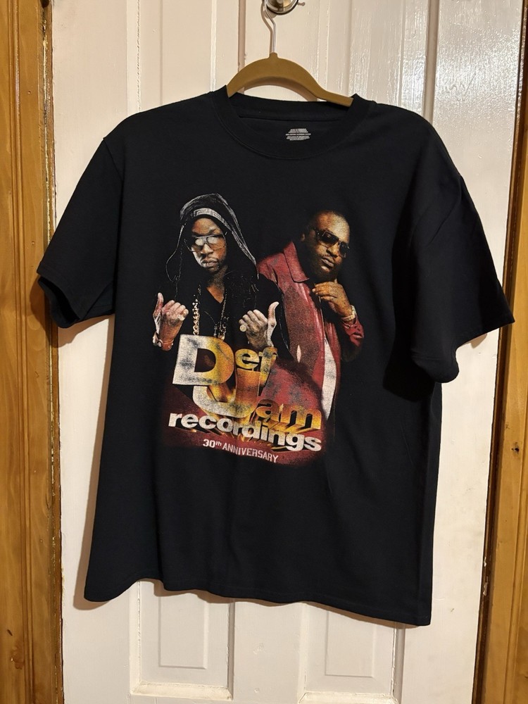 Def Jam Recordings 30th Anniversary Shirt Size Medium DMX Rick Ross 2 Chainz