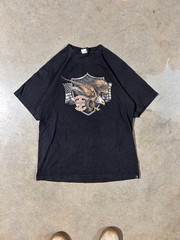 Vintage Hot Leather Motorcycle American Made Graphic T-shirt Size Large