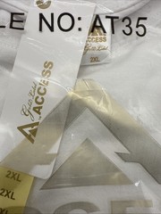 Set Of 2 Access Gold Label Tshirt Size 2XL