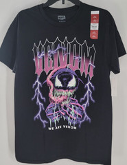 Marvel Lightning Venom Tee T-Shirt Purple Pink Black Size Medium (32-34) NEW