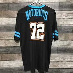 Brooklyn Mint Notorious Big Jersey Men’s L Blue Black V Neck New York Knicks