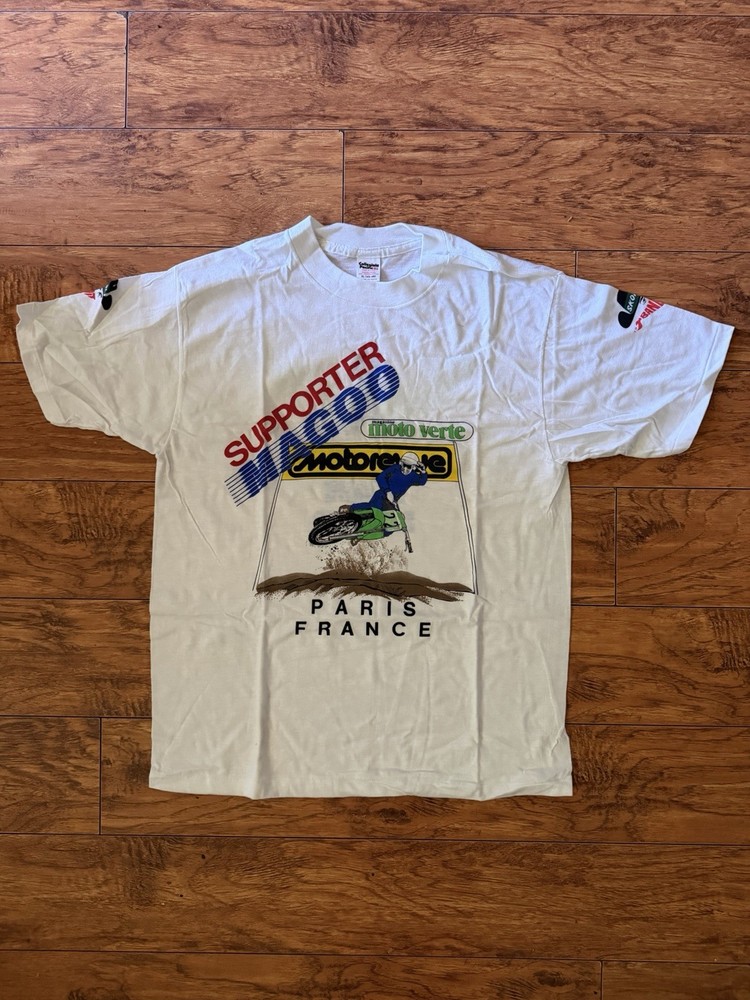 Vintage 80s Skoal Bandit Dirt Bike T-Shirt S ( Dead Stock )￼