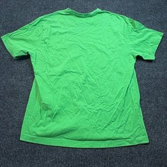 Apple T-Shirt Unisex XL Green Short Sleeve Recycled Cotton Logo Casual Tee