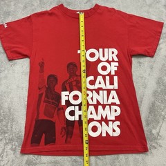 Tour of California Champions Cycling Racing Tshirt Red Size Men’s Medium