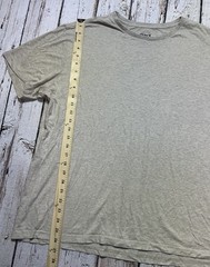 Pact Men’s XL Oatmeal Beige Solid 100% Organic Cotton Casual Crewneck T-shirt