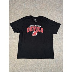 Fanatics New Jersey Devils T-Shirt Mens XL Black NHL Hockey Graphic Tee 6938