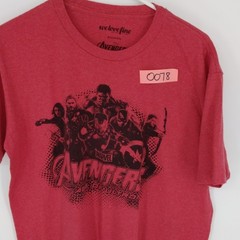 We Love Fine Marvel Avengers Men’s L Red Graphic Print Crew Neck T-Shirt