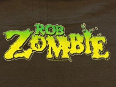Vintage 2004 Rob Zombie T Shirt Size Large White Zombie Demonoid Tennessee River