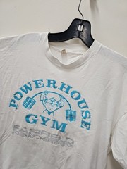 Vintage Powerhouse Gym T-Shirt Mens Xl USA Fairfield New Jersey Bodybuilding