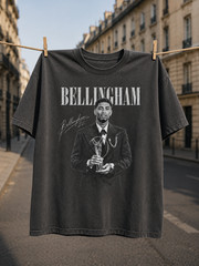 Jude Bellingham Vintage Bootleg Shirt, Retro England Soccer Tee