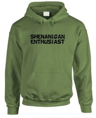 SHENANIGAN ENTHUSIAST – Fleece Pullover Hoodie