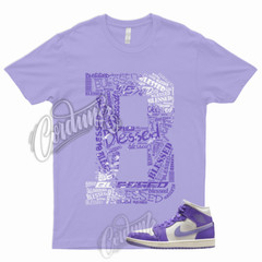 BLS T Shirt to Match 1 Mid WMNS Action Grape Sky J Light Purple Sail Lavender