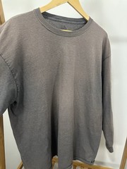 VTG FOTL Gradient Sun Faded Worn Work WIP Long Sleeve Blank T-Shirt Size XL
