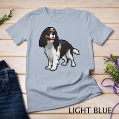 Cute Tri-Color Cavalier King Charles Spaniel Premium Unisex T-shirt