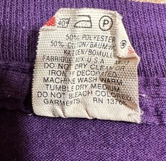 Screen Stars Large Purple Single Stitch Graphic Print Student Energy Research