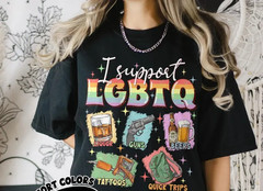 I Support Lgbtq Shirt, Pride Month T-Shirt