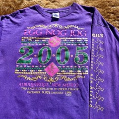 Vintage EggNog Jog 2005 Race Runners 5k Run Xmas Holiday Christmas ABQ NM Retro
