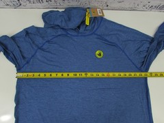 Body Glove Royal Blue Long Sleeve XL Sun Beach 50 UPF Rash Guard Hoodie T-Shirt