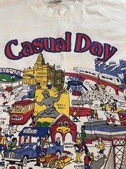 Vintage 80s United Cerebral Palsy Casual Day Detroit T-Shirt Mens 2XL Made USA