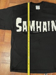 Samhain RARE VTG 2001 T Shirt Blue Grape Merch Large Glenn Danzig Evilive Music