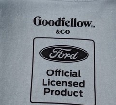 Lot Of 2 Goodfellow T Shirts Size Medium Bronco 1966 Legendary Men’s Blue Beige
