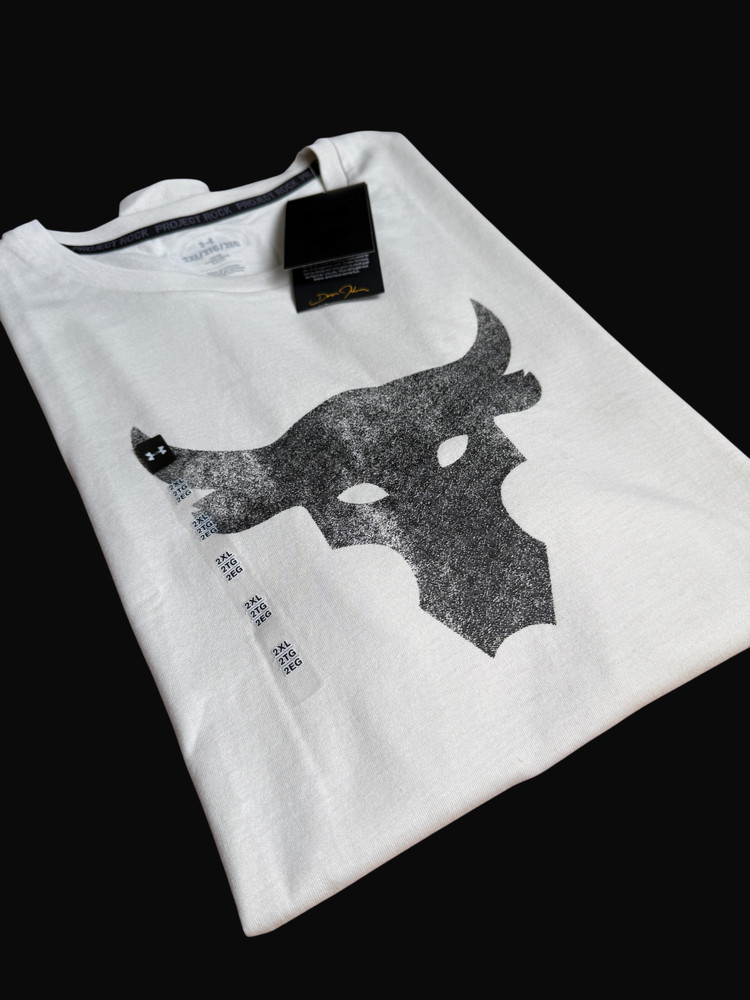 Under Armour Project Rock Brahma Bull Short Sleeve T-Shirt Men’s Sz L / 2XL