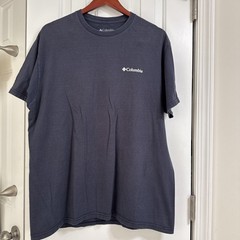 Columbia Men’s T-Shirt Black Short Sleeve Size XL