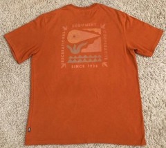 REI Co-op Recreational Equipment Cooperative Men’s Orange T-Shirt Size Medium